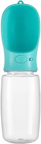 Vista 18 de WePet Botella de agua portátil para perros, 12 onzas, dispensador de agua para cachorros a prueba de fugas con alimentador de bebida para mascotas