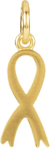 Vista 3 de Anillo colgante con cinta de conciencia del cáncer de mama (Ancho 0.268in)