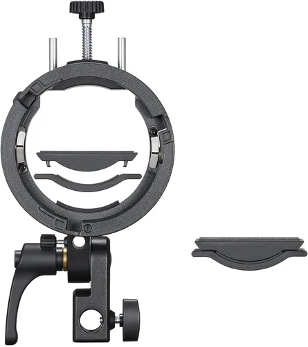 Vista 10 de Godox Soporte tipo S Bowens S Mount Holder para Speedlite Flash Snoot Softbox Honeycomb con luz USB