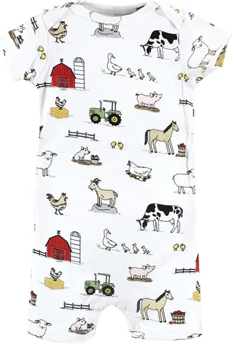 Vista 4 de Hudson Baby - Mameluco unisex de algodón