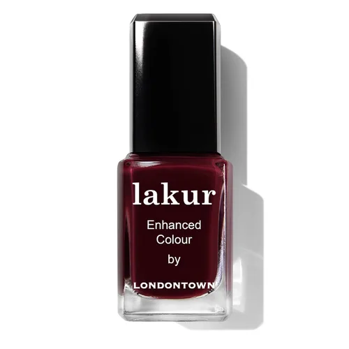 Vista 22 de LONDONTOWN Lakur Nail Polish - Red, Long-Lasting, Streak-Free, Chip-Resistant 21+ Free Non-Toxic Vegan Nail Color, Strengthens & Hydrates Nails
