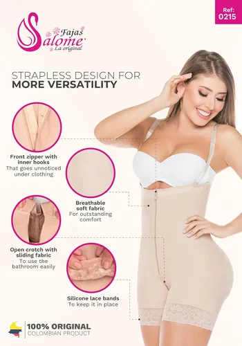 Vista 4 de Salome Butt Enhancer Tummy Control Shapewear Fajas Colombianas