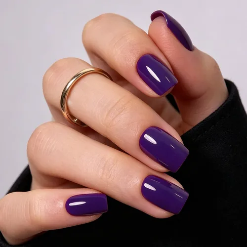 Vista 41 de Modelones Uñas postizas cuadradas cortas, color blanco y rosa, 32