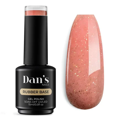 Vista 20 de Dan's Nails Angel Peach Nude Set de Gel de Capa Base de Goma Sistema de Remoción Fácil - Lámpara UV/LED