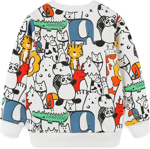 Vista 2 de Bumeex Sudadera con cuello redondo para niño de 2 a 7 años