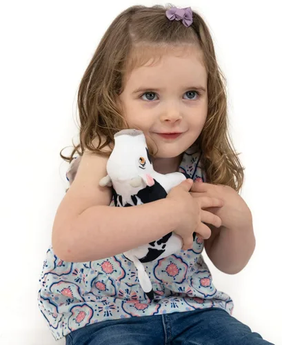 Vista 6 de LA GRANJA DE Zenon Vaca Lola 5 pulgadas Peluche suave y abrazable El Reino Infantil