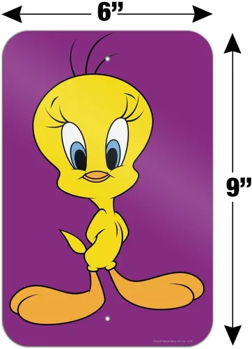 Vista 6 de GRAPHICS & MORE Looney Tunes Tweety Bird Home Business Office Sign