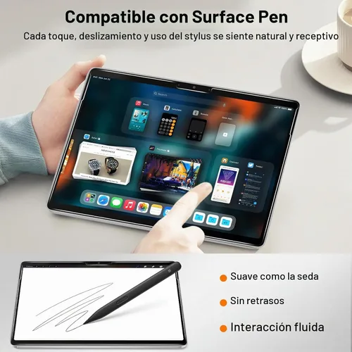 Vista 6 de OMOTON Protector de pantalla de privacidad para Microsoft Surface Pro 12 pulgadas 2025