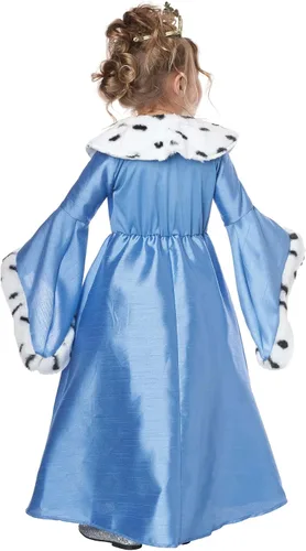 Vista 3 de California Costumes Disfraz de reina pequeña para niñas pequeñas, Azul
