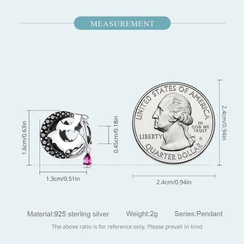 Vista 91 de Abalorios de plata de ley para pulseras, collares, familia para siempre, circonita cúbica, regalo de joyería para mujeres