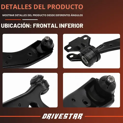 Vista 2 de RK621271 RK621270 Brazos de control inferiores izquierdo