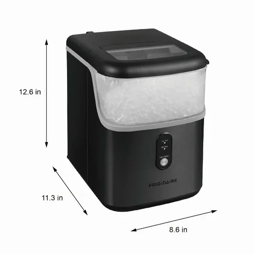Vista 4 de Frigidaire Máquina de hielo masticable crujiente para encimera V2, 33 libras por día, plomizo