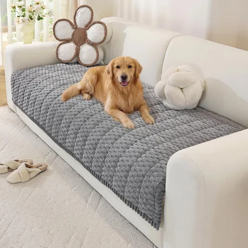 Vista 26 de OstepDecor Funda de sofá para perros, funda de sofá lavable antideslizante para mascotas, funda de sofá suave para sofá, sofá biplaza y seccional