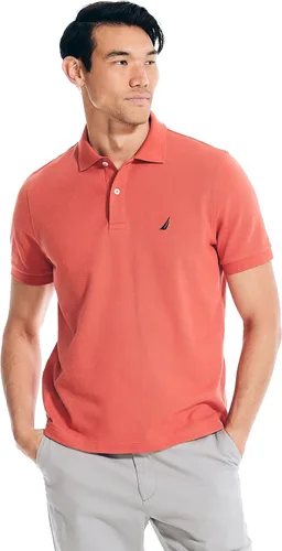 Vista 128 de Nautica playera polo clásica de mangas cortas, color sólido, para hombre