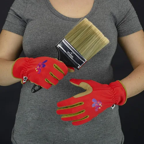 Vista 2 de Miracle-Gro MG86201 Guantes de palma de cuero sintético