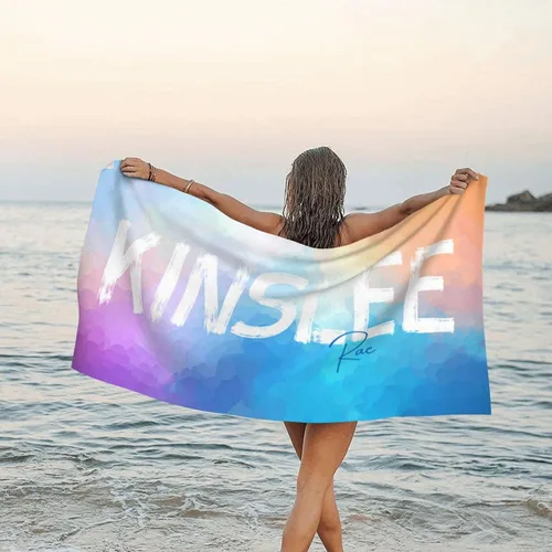 Vista 9 de Toalla de playa personalizada para niños y adultos, toallas de playa sin arena con nombre, toalla de playa personalizada de secado rápido, súper