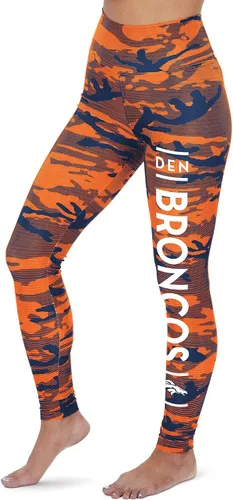 Vista 130 de Zubaz NFL Mallas para mujer de longitud completa de cintura alta básica 1.0