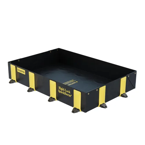 Vista 9 de Justrite Rigid-Lock QuickBerm®, 4' x 6' x 12