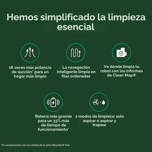 Vista 4 de iRobot® Roomba Combo® Essential Robot (Y0140) - Certificado REFORMADO