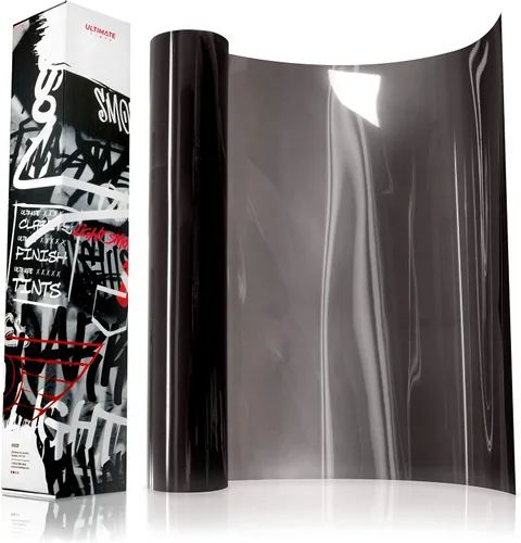 Vista 2 de VViViD + Ultimate Faro trasero luz tinte humo Wrap (16 pulgadas x 10 pies) + pistola de calor profesional, espátula dorada 3M y puntas de fieltro N1