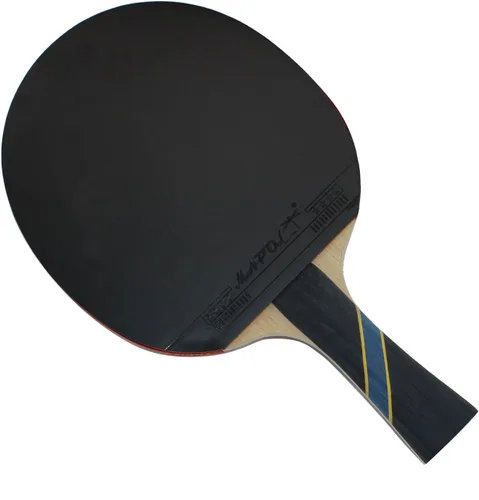 Vista 4 de MAPOL 4 Star paletas de ping pong profesional/entrenamiento avanzado con funda para transportar (2 piezas)