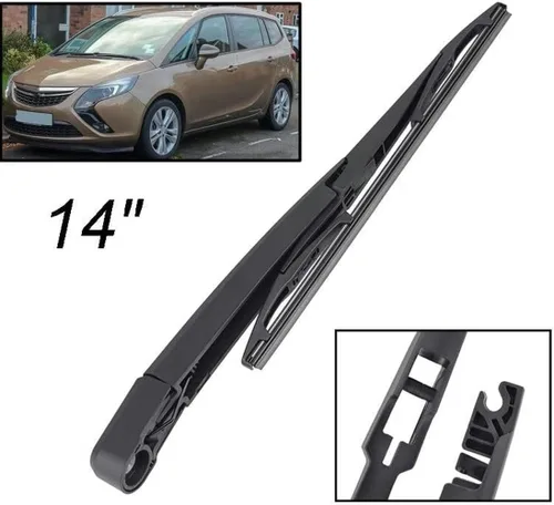 Vista 2 de TWSIT Rear Window Wiper Blade Arm Set Kit For Opel For Zafira C 2011 2012 2013 2014 2015 2016 2017 2018 2019 Windshield Tailgate Window
