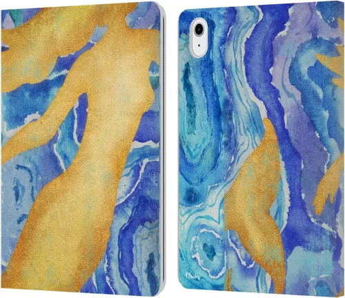 Vista 16 de Head Case Designs Funda de piel con licencia oficial de Paul Brent Agate Mermaid Coastal Book Wallet compatible con Apple iPad 10.2 2019/2020/2021