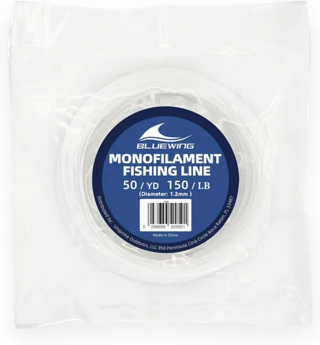 Vista 14 de BLUEWING Sedal de pesca monofilamento 6,8,10,12,15,20,25,30,40,50,60,80,100,130,250,300,400 libras, 50,100,500,1000,3000 yardas, hilo de pescar mono