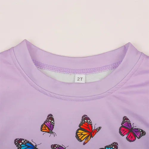 Vista 14 de Sudaderas para niñas pequeñas, cuello redondo, sin botones, de manga larga, para invierno, casual, ropa 2T-7T, Dinosaurio