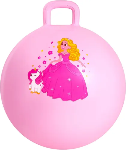 Vista 14 de PlayZap Pelotas Saltarinas para Niños de 3-8 Años, Pelota Rebotante de 18 Pulgadas con Asa, Saltarina Inflable de 18", Juguetes de Salto de 45cm