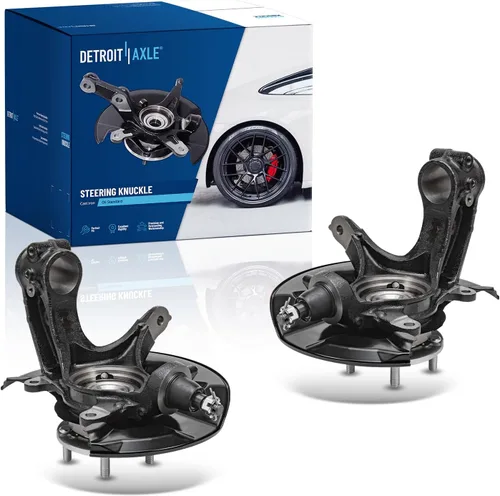 Vista 51 de Detroit Axle - Kit de nudillos traseros izquierdo FWD para Hyundai Santa Fe 2007-2009 Veracruz 2007-2012, reemplazo del conjunto de cojinete