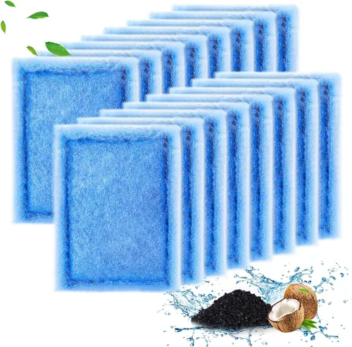 Vista 14 de Umlecoa Paquete de 8/16/32 cartuchos de filtro tamaño A compatibles con filtros MarineLand Penguin Power Filters 75 y 100 – Cartuchos de filtro