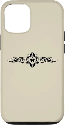 Vista 28 de Butterfly Heart Tattoo Fairycore y2k Grunge Egirl Aesthetic Case for iPhone 17