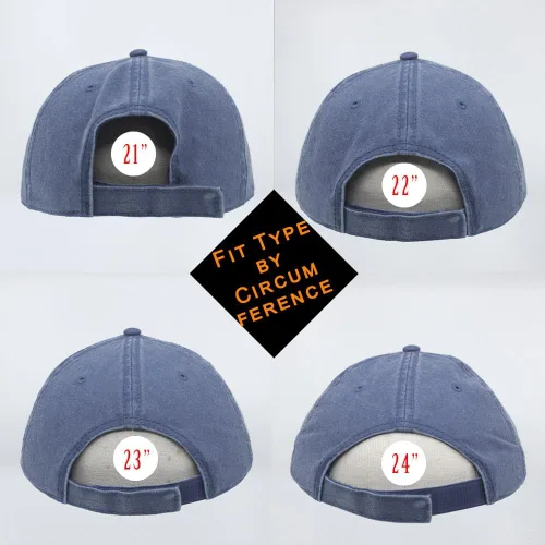 Vista 7 de Gorra de béisbol ajustable de algodón lavado vintage (gris carbón), Gris-Carbón
