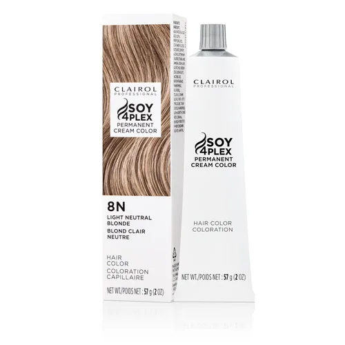 Vista 28 de Clairol Professional Permanent Cream Hair Color 100% Gray Coverage Blonde, Brown, Black, & Red-Violet Shades Deep Conditioning & Fade