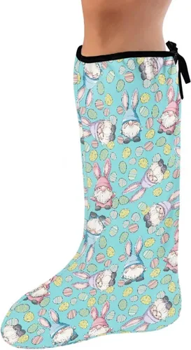 Vista 43 de Funda de fundición de pierna verde para pie de gato negro, funda decorativa para patas, regalo del día de San Patricio, debajo de la rodilla, manga