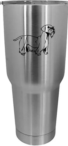 Vista 515 de Cairn Terrier - Vaso grabado con temática de perro, 30 onzas
