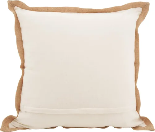 Vista 3 de SARO LIFESTYLE Neptunian Collection - Almohada de algodón, 20 pulgadas, tortuga marina