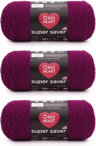 Vista 142 de Red Heart Hilo Super Saver, paquete de 3, estampado artístico, 3 unidades Estampado De Artista