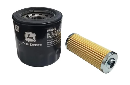 Vista 4 de John Deere Equipo original Filtro de combustible y aceite M806419/MIU804763 Kit - M806419E