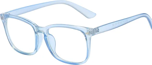 Vista 39 de Onrtry Gafas sin receta para hombres y mujeres, lentes transparentes cuadradas