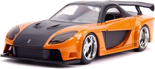 Vista 8 de Jada Fast & Furious 1:32 Han's Mazda RX-7 y Toyota GR Supra - Paquete doble de autos fundidos, juguetes para niños y adultos