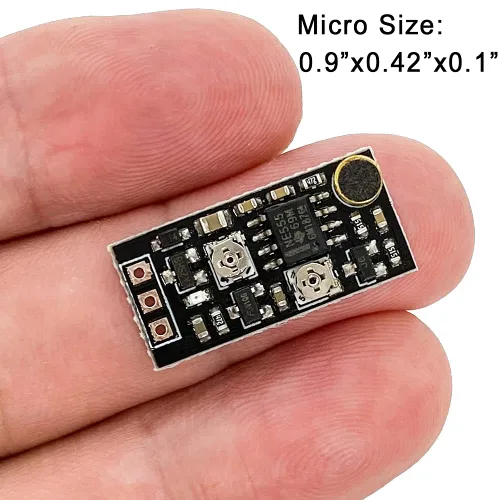 Vista 2 de 2PCS DC 3V-15V 5V 12V Interruptor de Retardo con Control de Voz Micrófono en Miniatura Activado por Sonido Módulo de Retardo de Tiempo de Apagado