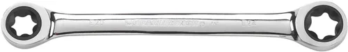 Vista 5 de GEARWRENCH Juego de llaves E-Torx de trinquete de caja doble de 4 piezas - 9224D, plata