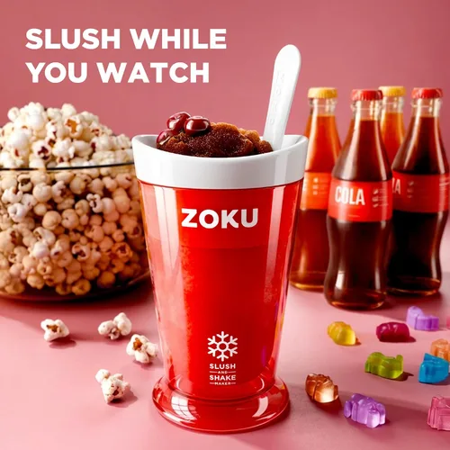 Vista 2 de Fábrica de batidos Zoku Slush y Shake Maker, color naranja, Casual, talla única , Azul