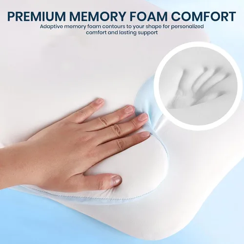 Vista 5 de Almohada cervical para el cuello Almohada de espuma viscoelástica