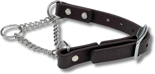 Vista 19 de Collar de Martingala para Perros, Biothane, Hardware de Acero Inoxidable, Sin Tirones, Fabricado en Estados Unidos, Grado Profesional, XXS, Negro