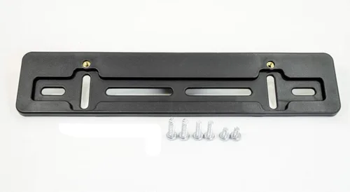 Vista 2 de Soporte para placa delantera para Mazda (todos los modelos) Descuento por cantidad (9.45$ a 5.60$) (cada uno con 6 tornillos + 2 tuercas integradas)