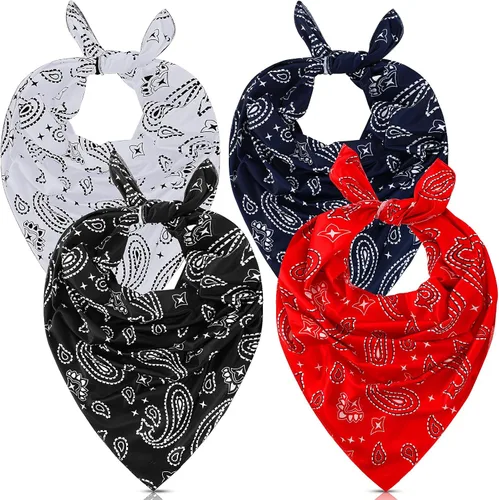 Vista 8 de 4 bandanas refrescantes para hombres y mujeres, bandanas que absorben la humedad, bufandas, protección solar que se enfría al instante cuando está