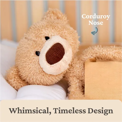 Vista 7 de GUND Toothpick, oso de peluche teddy clásico para edades de 1 año en adelante, beige, 15 pulgadas